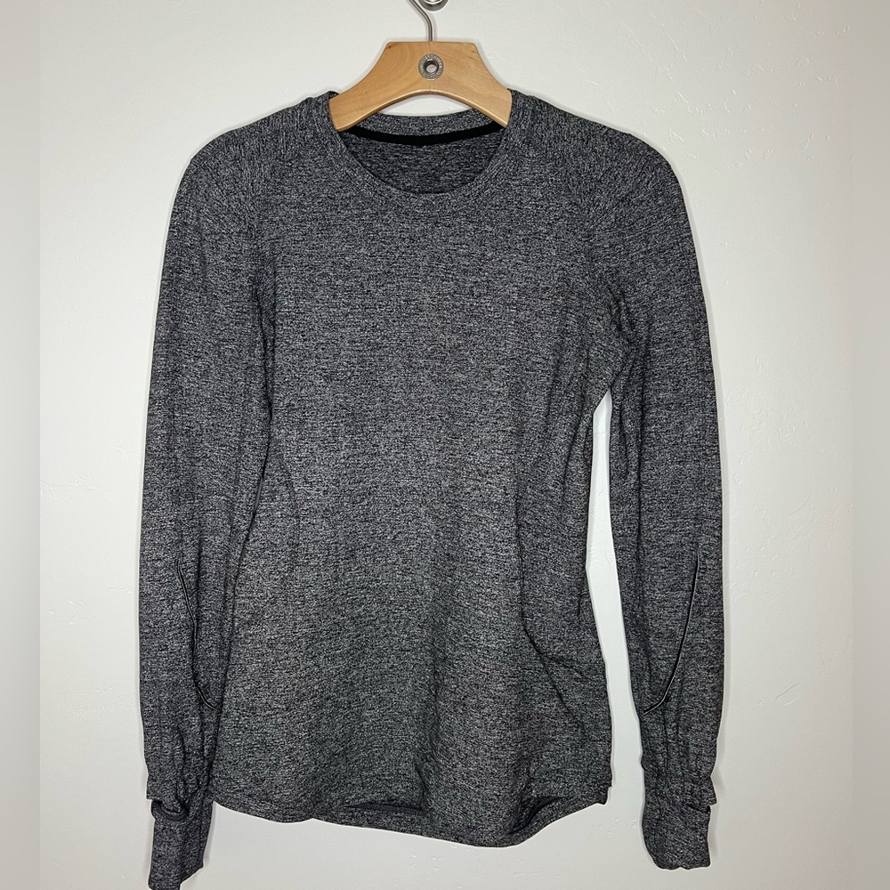 lululemon athletica Heathered Long Sleeve Top